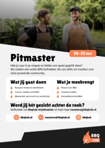 BBQhub vacature flyer