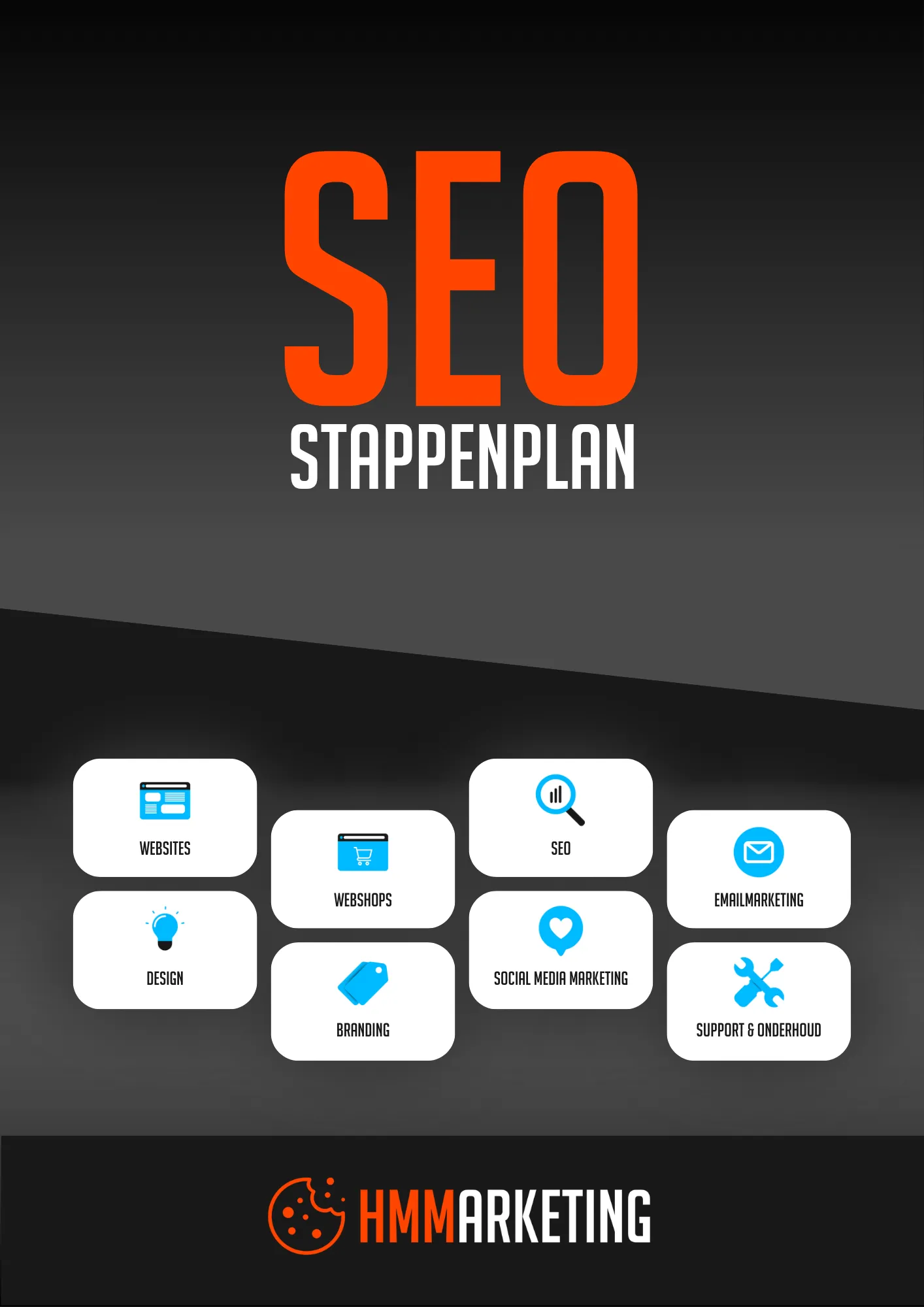 Hmmarketing flyer voorkant