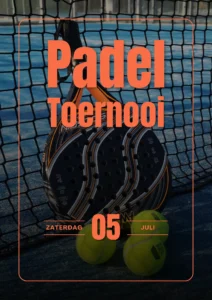 Padel flyer