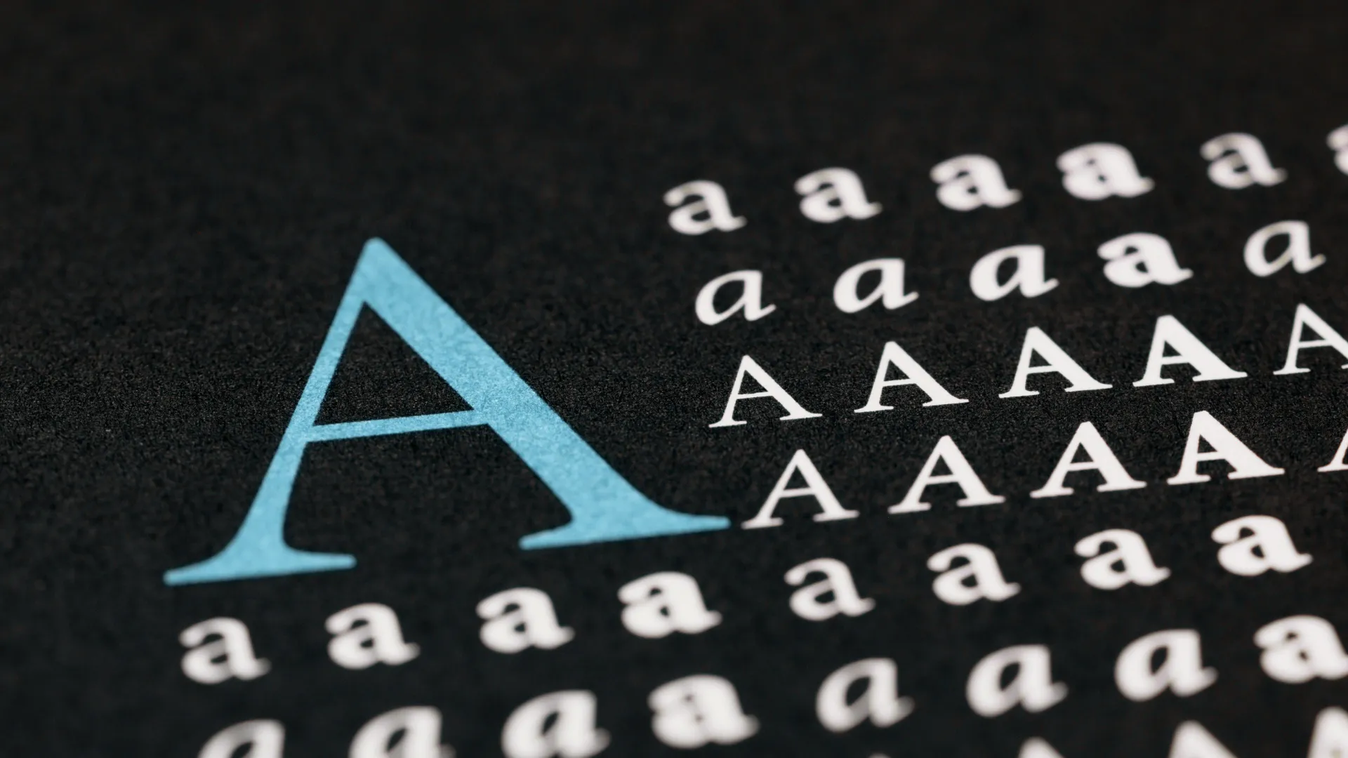 Lettertype flyer