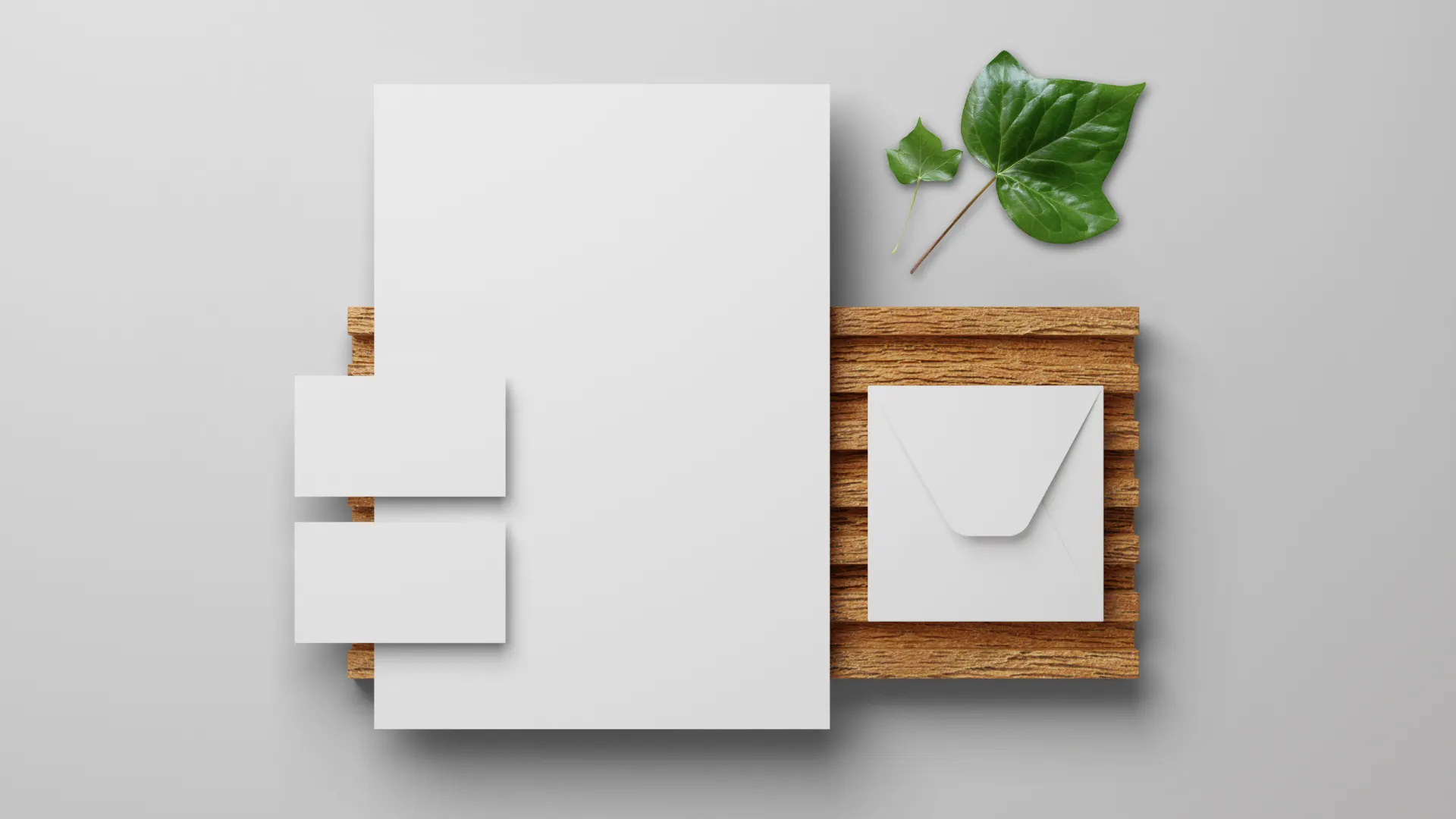 Minimalistisch flyer ontwerp